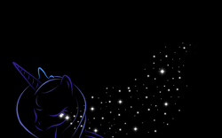 Size: 1920x1200 | Tagged: safe, artist:aguantegrimtales, princess luna, g4, crying, female, s1 luna, solo, stars