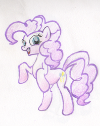 Size: 492x622 | Tagged: safe, artist:benrusk, pinkie pie, g4, female, solo, traditional art