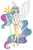 Size: 1349x2023 | Tagged: safe, artist:carteraug21, princess celestia, human, g4, clothes, eared humanization, female, high heels, horn, horned humanization, humanized, light skin, sailor moon (series), skirt, solo, staff, tailed humanization, winged humanization