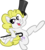 Size: 528x590 | Tagged: safe, artist:infernaldalek, surprise, pony, g1, g4, bipedal, cane, dancing, female, g1 to g4, generation leap, hat, looney tunes, one froggy evening, parody, solo, top hat