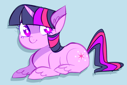 Size: 750x500 | Tagged: safe, artist:tearzah, twilight sparkle, g4, female, fulfilled cutie mark, prone, solo, unshorn fetlocks