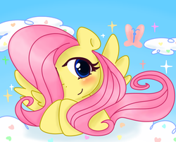 Size: 700x564 | Tagged: safe, artist:honeypuff, fluttershy, g4, female, pixiv, solo