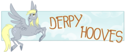 Size: 1200x497 | Tagged: safe, artist:yulyeen, derpy hooves, horse, pegasus, pony, g4, banner, female, hoers, mare, realistic, solo