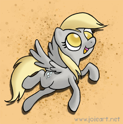 Size: 500x504 | Tagged: safe, artist:joieart, derpy hooves, pegasus, pony, g4, female, mare, solo