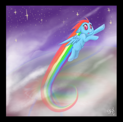 Size: 1051x1041 | Tagged: safe, artist:pterosaurpony, rainbow dash, g4, my little pony: friendship is magic, the cutie mark chronicles, blank flank, female, filly, filly rainbow dash, solo, sonic rainboom