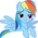 Size: 35x35 | Tagged: safe, artist:cthulhuandyou, rainbow dash, g4, emoticon, female, lowres, simple background, solo, thumbnail, transparent background
