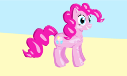 Size: 1024x614 | Tagged: safe, artist:darkpilcrow, pinkie pie, inflatable pony, g4, female, inflatable, inflatable earth pony, solo