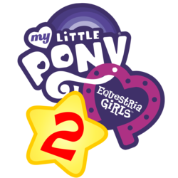 Size: 3000x3000 | Tagged: safe, equestria girls, g4, my little pony equestria girls: rainbow rocks, background pony strikes again, fake, hilarious in hindsight, kirby (series), logo, seems legit, simple background, transparent background, vector