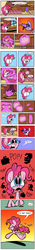 Size: 1280x9072 | Tagged: dead source, safe, artist:joeywaggoner, fluttershy, pinkie pie, rarity, spike, twilight sparkle, earth pony, pegasus, pony, unicorn, the clone that got away, g4, too many pinkie pies, comic, crying, death, diane, massacre, murder, pinkie clone, pinkie clone debate, thumbnail is a stick, tragic in hindsight, trigger happy twilight