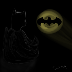 Size: 2000x2000 | Tagged: safe, artist:scouthiro, pony, bat signal, batman, black, dc comics, ponified, signal, solo