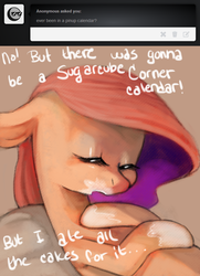 Size: 653x900 | Tagged: dead source, safe, artist:dhui, pinkie pie, g4, female, sleeping, solo, tired pie, tumblr