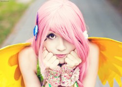 Size: 1280x914 | Tagged: safe, artist:nastarelie, fluttershy, human, g4, cosplay, irl, irl human, photo, solo