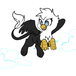 Size: 1000x1000 | Tagged: safe, artist:mt, oc, oc only, griffon, solo