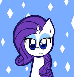 Size: 575x595 | Tagged: safe, artist:joyfulinsanity, rarity, pony, unicorn, g4, female, solo