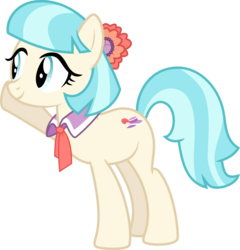 Size: 1024x1067 | Tagged: safe, artist:jeatz-axl, coco pommel, g4, rarity takes manehattan, female, simple background, solo, svg, transparent background, vector