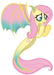 Size: 765x1045 | Tagged: safe, artist:machstyle, artist:missitofu, fluttershy, dracony, hybrid, g4