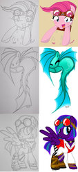 Size: 602x1326 | Tagged: safe, artist:missitofu, pinkie pie, g4, before and after