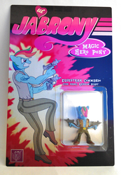 Size: 497x720 | Tagged: safe, rainbow dash, anthro, g4, female, irl, jabrony, lil' jabrony, photo, toy