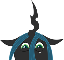 Size: 5000x4736 | Tagged: safe, artist:qcryzzy, queen chrysalis, changeling, changeling queen, g4, absurd resolution, dolan, female, meme, simple background, solo, transparent background