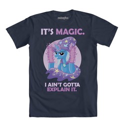 Size: 1000x1000 | Tagged: safe, trixie, pony, unicorn, g4, official, clothes, female, magic, mare, merchandise, shirt, solo, t-shirt, welovefine