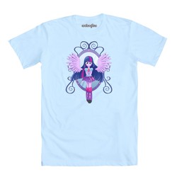 Size: 1000x1000 | Tagged: safe, twilight sparkle, equestria girls, g4, official, clothes, female, shirt, solo, t-shirt, welovefine