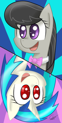 Size: 1000x1962 | Tagged: safe, artist:bloodwolvenl, dj pon-3, octavia melody, vinyl scratch, g4