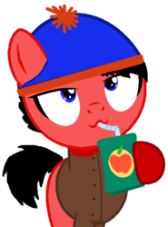 Size: 414x560 | Tagged: safe, button mash, pony, g4, colt, foal, male, ponified, smug, solo, south park, stan marsh