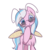 Size: 1200x1200 | Tagged: safe, artist:inlucidreverie, oc, oc only, oc:noble blue, mothpony, original species, pony, antennae, female, glasses, long tail, mare, necklace, pendant, race swap, simple background, solo, species swap, transparent background