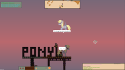 Size: 1600x901 | Tagged: safe, derpy hooves, pegasus, pony, g4, female, king arthur's gold, mare, mod