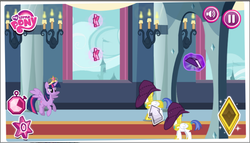 Size: 641x366 | Tagged: safe, twilight sparkle, alicorn, pony, g4, official, restore the elements of magic, female, game, mare, royal guard, twilight sparkle (alicorn)