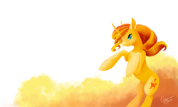 Size: 5000x3000 | Tagged: safe, artist:casynuf, sunset shimmer, pony, unicorn, g4, female, fiery shimmer, solo