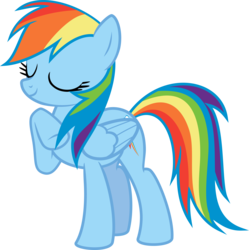 Size: 6000x6029 | Tagged: safe, artist:givralix, rainbow dash, flight to the finish, g4, absurd resolution, female, proud, simple background, solo, transparent background, vector