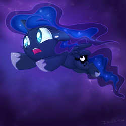 Size: 500x500 | Tagged: safe, artist:isa-isa-chan, princess luna, g4, crying, cute, female, filly, lunabetes, solo, woona
