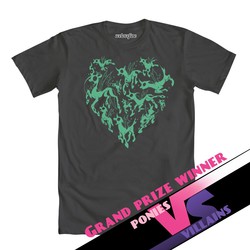 Size: 1000x1000 | Tagged: safe, artist:kazerad, queen chrysalis, changeling, g4, official, clothes, shirt, simple background, t-shirt, welovefine, white background