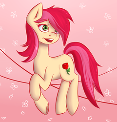 Size: 1150x1200 | Tagged: safe, artist:cee-tee, roseluck, g4, female, solo