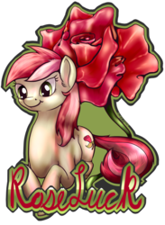 Size: 1327x1816 | Tagged: safe, artist:blindcoyote, roseluck, g4, female, rose, solo