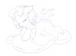 Size: 1024x763 | Tagged: safe, artist:shinta-girl, oc, oc only, oc:shinta pony, monochrome, solo