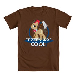 Size: 1000x1000 | Tagged: safe, doctor whooves, time turner, earth pony, pony, g4, official, clothes, fez, hat, male, shirt, solo, stallion, welovefine
