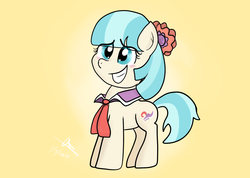 Size: 983x698 | Tagged: safe, artist:masterpeanut94, coco pommel, g4, cocobetes, cute, female, solo