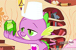 Size: 245x160 | Tagged: safe, screencap, fluttershy, spike, g4, animated, cute, eyes closed, fangs, happy, lidded eyes, nuzzling, shyabetes, smiling, talking