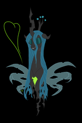 Size: 1024x1536 | Tagged: dead source, safe, queen chrysalis, changeling, changeling queen, g4, female, solo