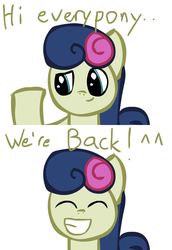 Size: 550x800 | Tagged: safe, bon bon, sweetie drops, earth pony, pony, tumblr:bonbonandlyra, g4, female, mare, solo, tumblr