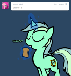 Size: 600x636 | Tagged: safe, lyra heartstrings, pony, unicorn, tumblr:bonbonandlyra, g4, female, mare, solo, tumblr