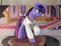 Size: 4288x3216 | Tagged: safe, artist:deadheartmare, twilight sparkle, g4, clothes, female, hoodie, sculpture, solo, twilightlicious