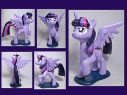 Size: 1600x1200 | Tagged: safe, artist:cadmiumcrab, twilight sparkle, alicorn, pony, g4, female, mare, sculpture, solo, twilight sparkle (alicorn)