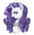 Size: 777x800 | Tagged: safe, artist:king-kakapo, rarity, pony, unicorn, g4, alternate hairstyle, bust, chest fluff, colored pupils, diamond, diamonds, element of generosity, female, fluffy, gem, head, jewelry, portrait, solo