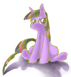 Size: 740x800 | Tagged: safe, artist:yachimata, twilight sparkle, g4, female, pixiv, solo