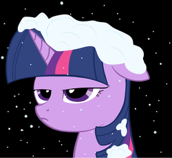 Size: 2520x2304 | Tagged: safe, artist:cpt-firespit, twilight sparkle, g4, female, snow, snowfall, solo