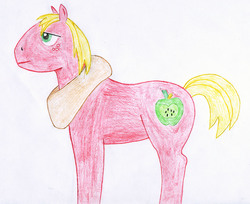 Size: 1500x1221 | Tagged: safe, artist:awadd, big macintosh, earth pony, pony, g4, male, solo, stallion