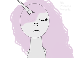 Size: 800x600 | Tagged: safe, artist:appuljack, princess celestia, alicorn, pony, princess molestia, g4, 1000 hours in ms paint, drama, female, ms paint, rest in peace, simple background, solo, white background